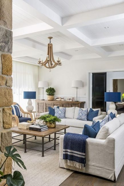 Airy Coastal Living Room Airy Coastal Living Room