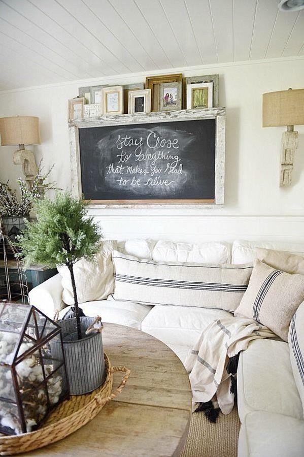 Rustic Chalkboard Wall Rustic Chalkboard Wall