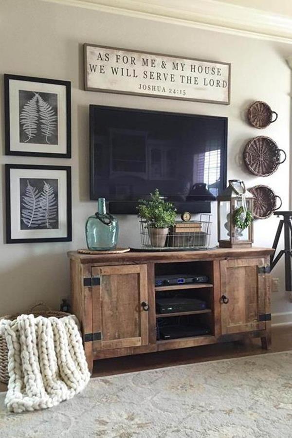 Rustic TV Console Cabinet Rustic TV Console Cabinet